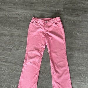 Lands' End Pink Flare Women's Jeans